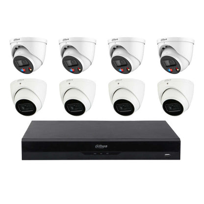 Dahua 8-Camera AI & WizSense 8MP CCTV Package with Installation by 5 Star Security