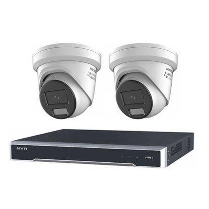 Hikvision 2-Camera Hybrid 8MP CCTV Package with Installation by 5 Star Security