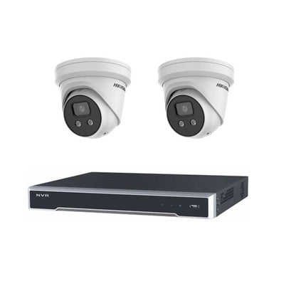 Hikvision 2-Camera Acusense 6MP CCTV Package with Installation by 5 Star Security