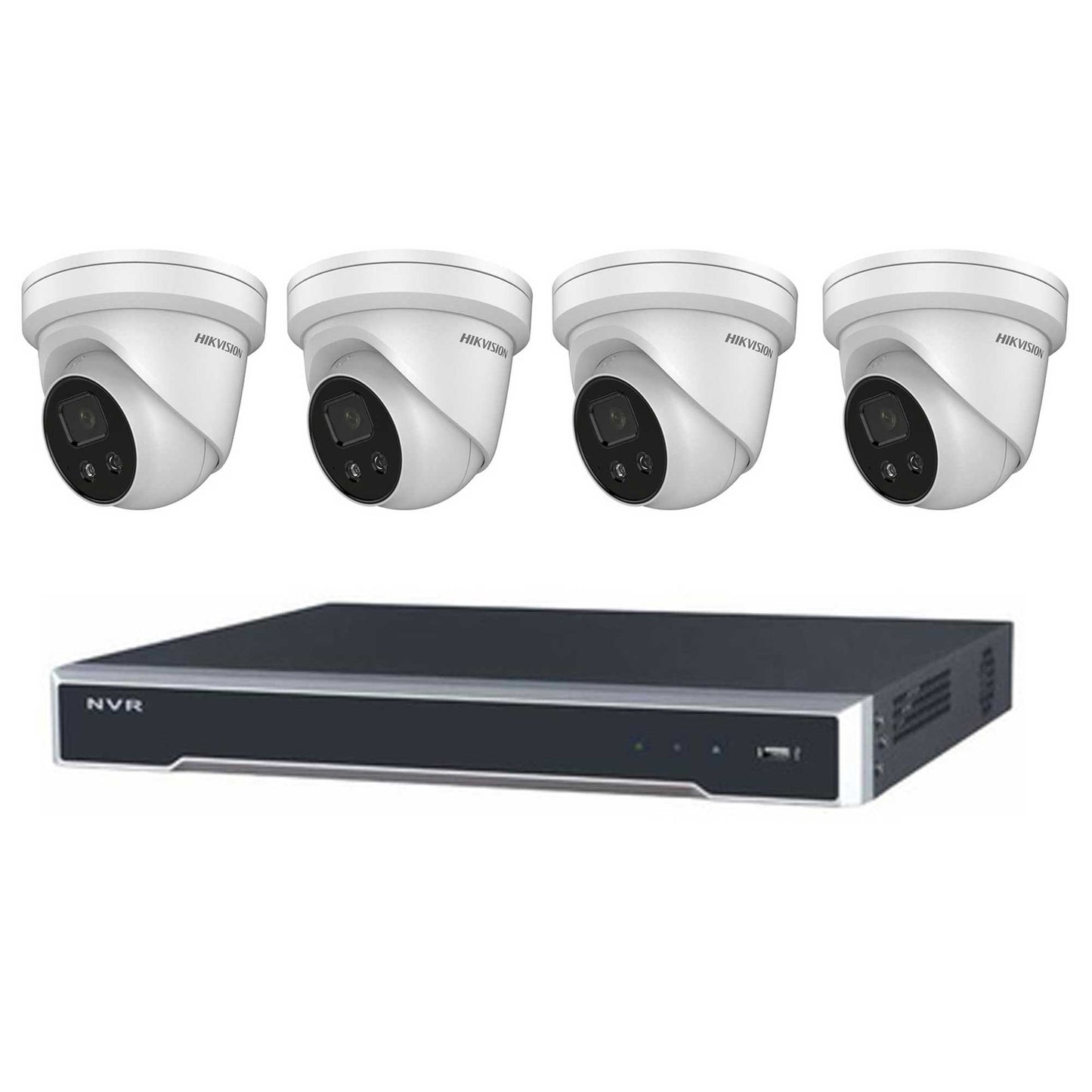 Hikvision 4-Camera 6MP CCTV Package with 2TB Hard Drive