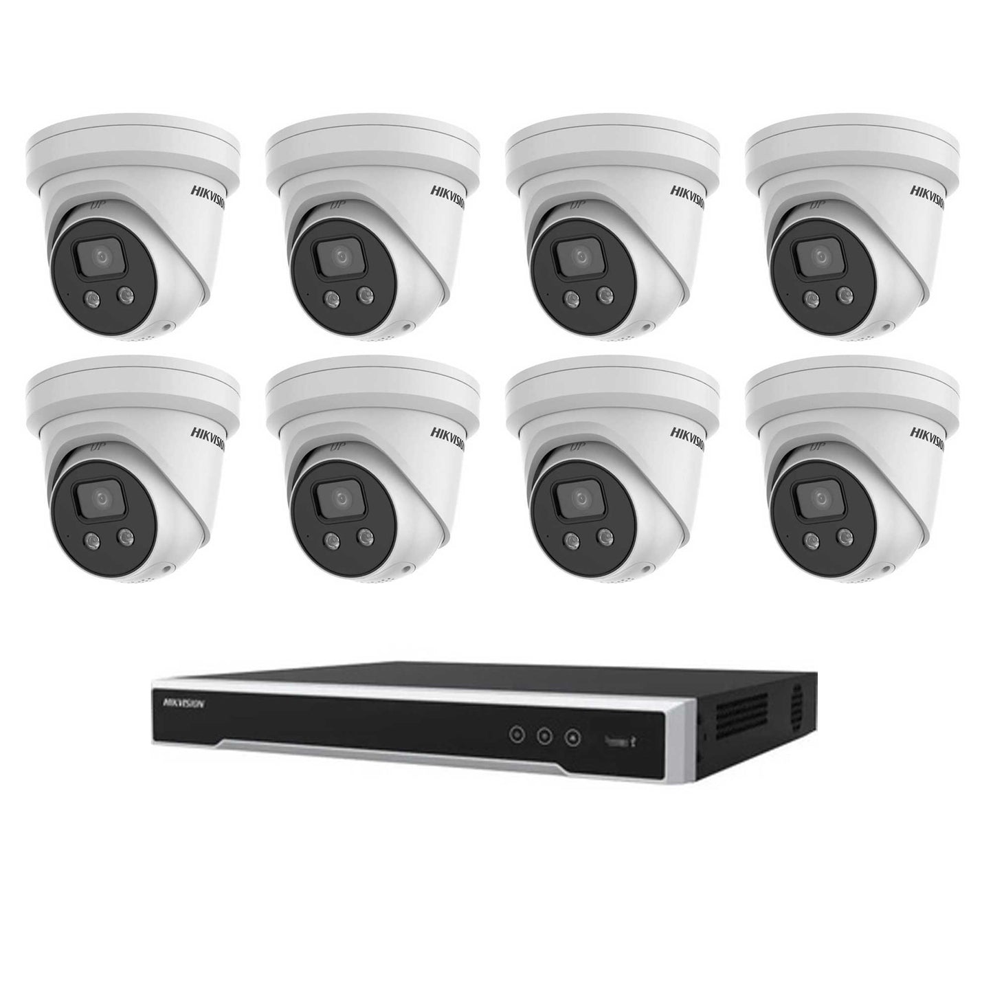 Hikvision 8-Camera Acusense 6MP CCTV Package with Installation by 5 Star Security