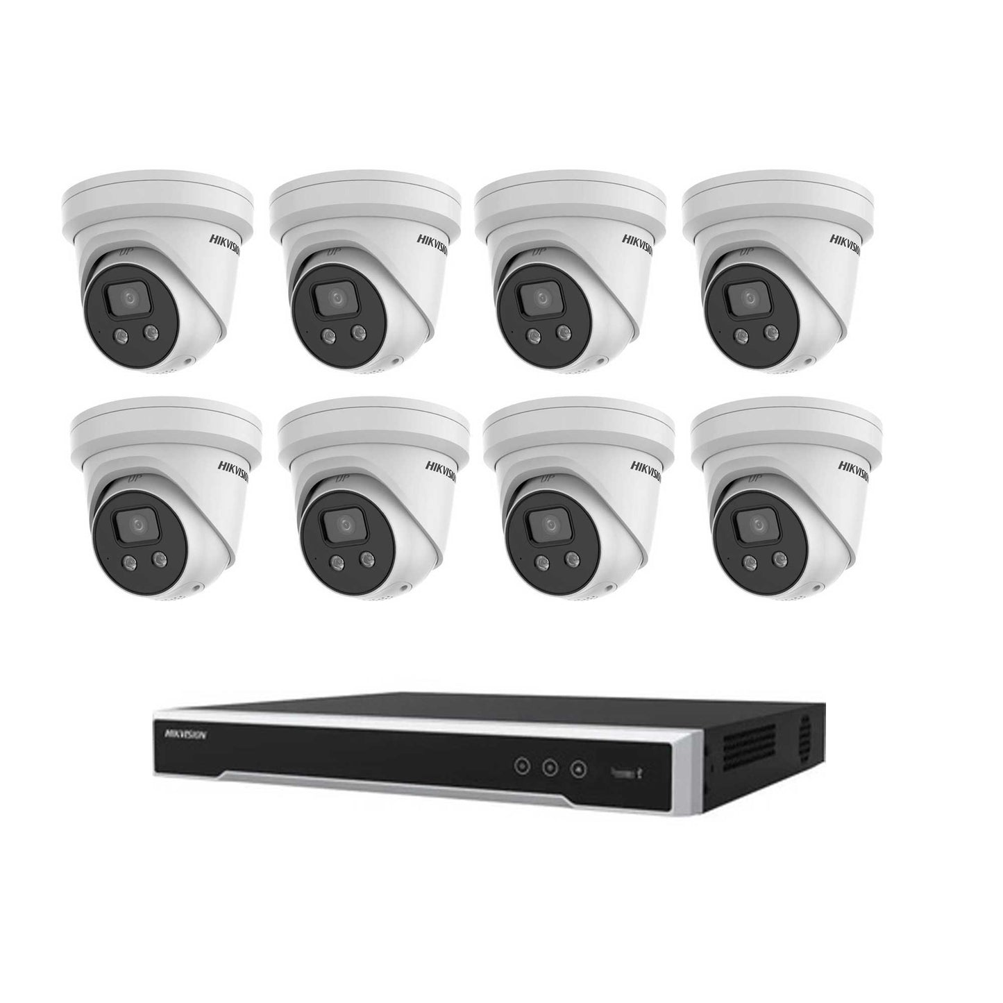 Hikvision 8-Camera Acusense 8MP CCTV Package with Installation by 5 Star Security